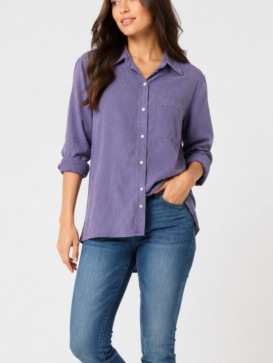 Liz Claiborne Tops - LIZ CLAIBORNE Purple Soft Long Sleeve Top